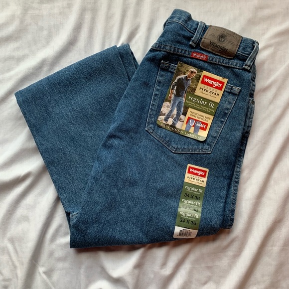 Wrangler Other - Wrangler Regular Fit Jeans Waist 34 Length 36